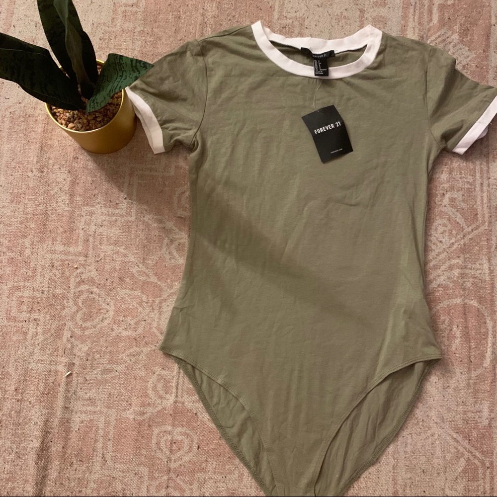 🫒3 for $10• Olive Green Body Suit F21